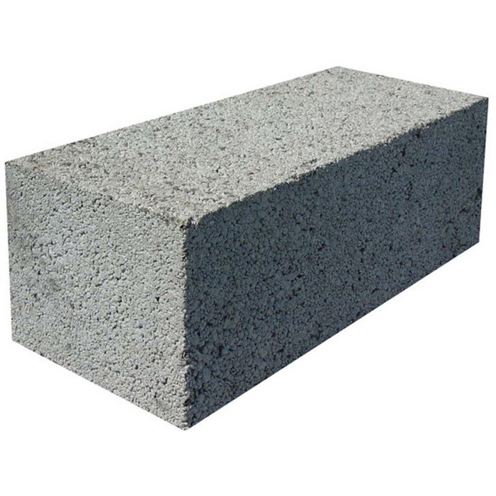 Блок керамзитобетонный стеновой Д 1200 полнотелый СКЦ-1ПРП 390x188x190